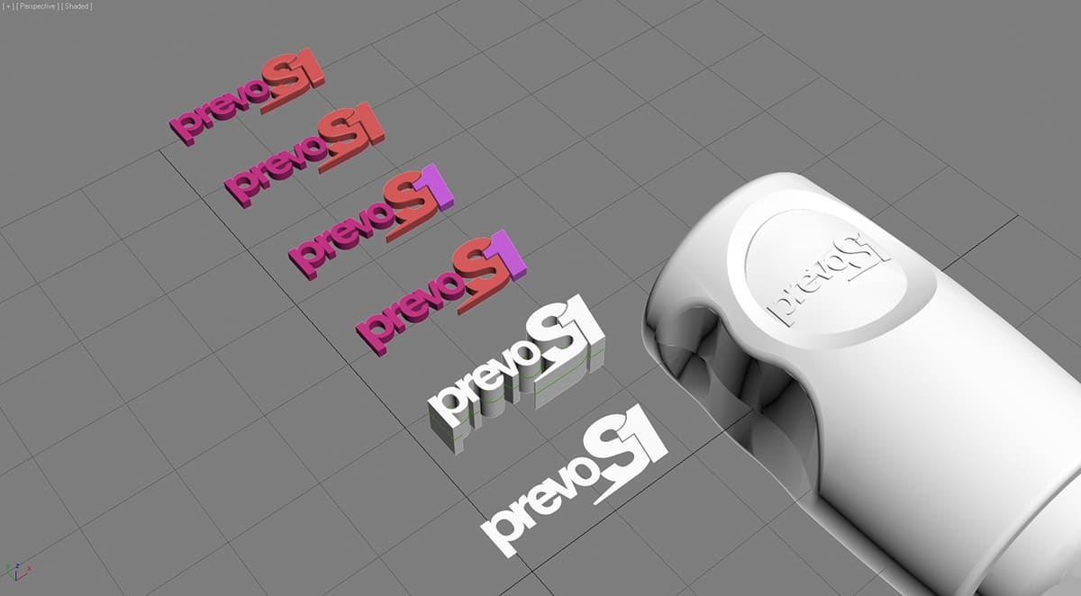 Études · typographie 3D